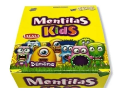 MENTITAS KIDS BANANA CAJA CERRADA X 12 UNI.