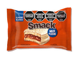 ALFAJOR SMACK DULCE DE LECHE BLANCO (CX24)