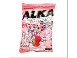 CARAMELOS ALKA CREMOSOS FRUTILLA Y FRAMBUESA 800 G