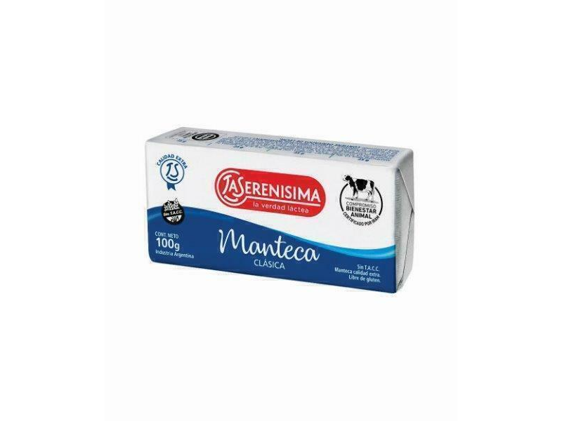 MANTECA LA SERENISIMA CLASICA 100G (BX20)