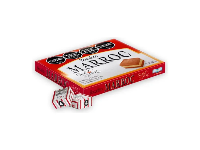 CHOCOLATE BOCADO MARROC CAJA X 20 UN.