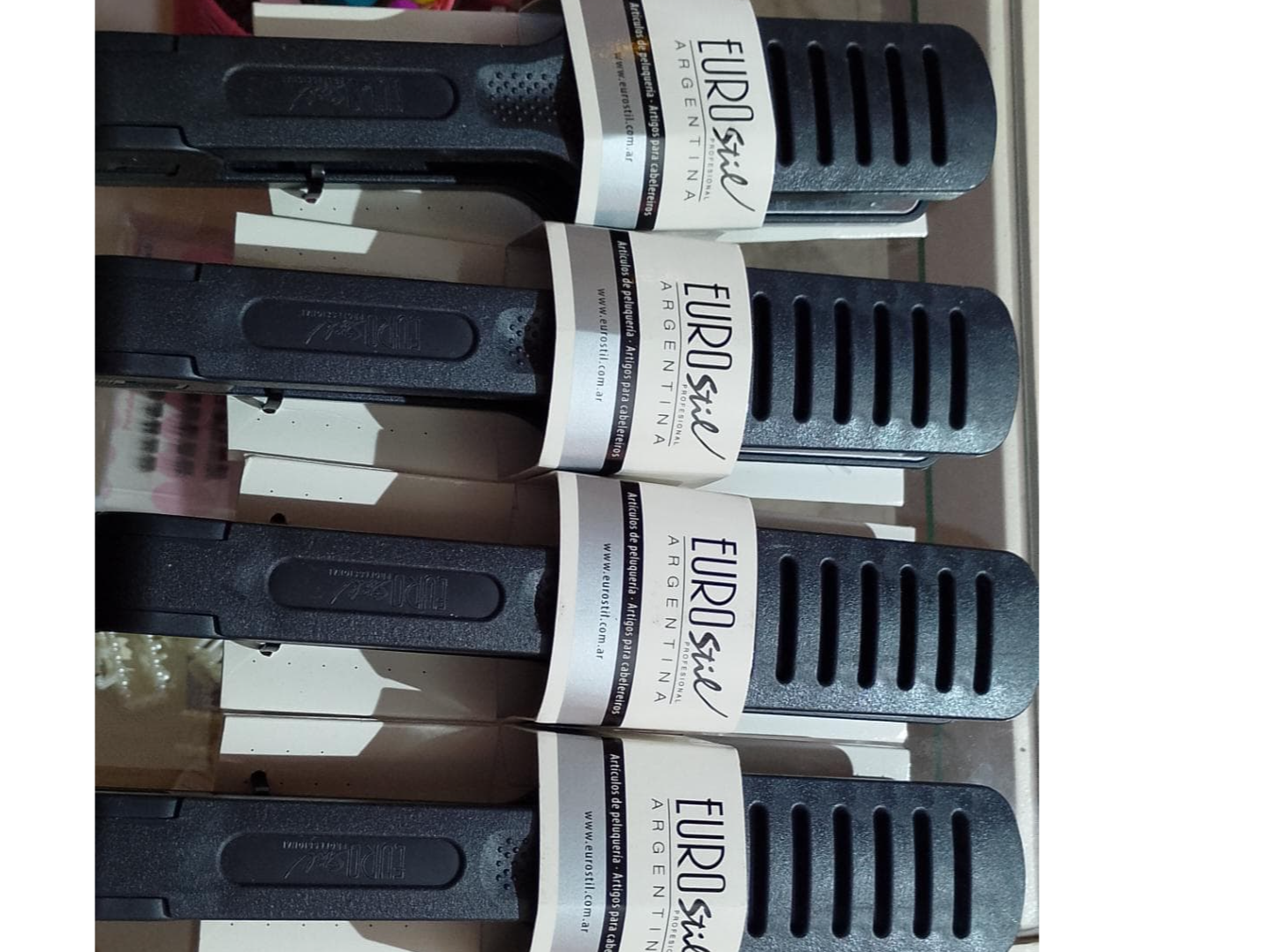 Cepillo doblé alisante con cerdas