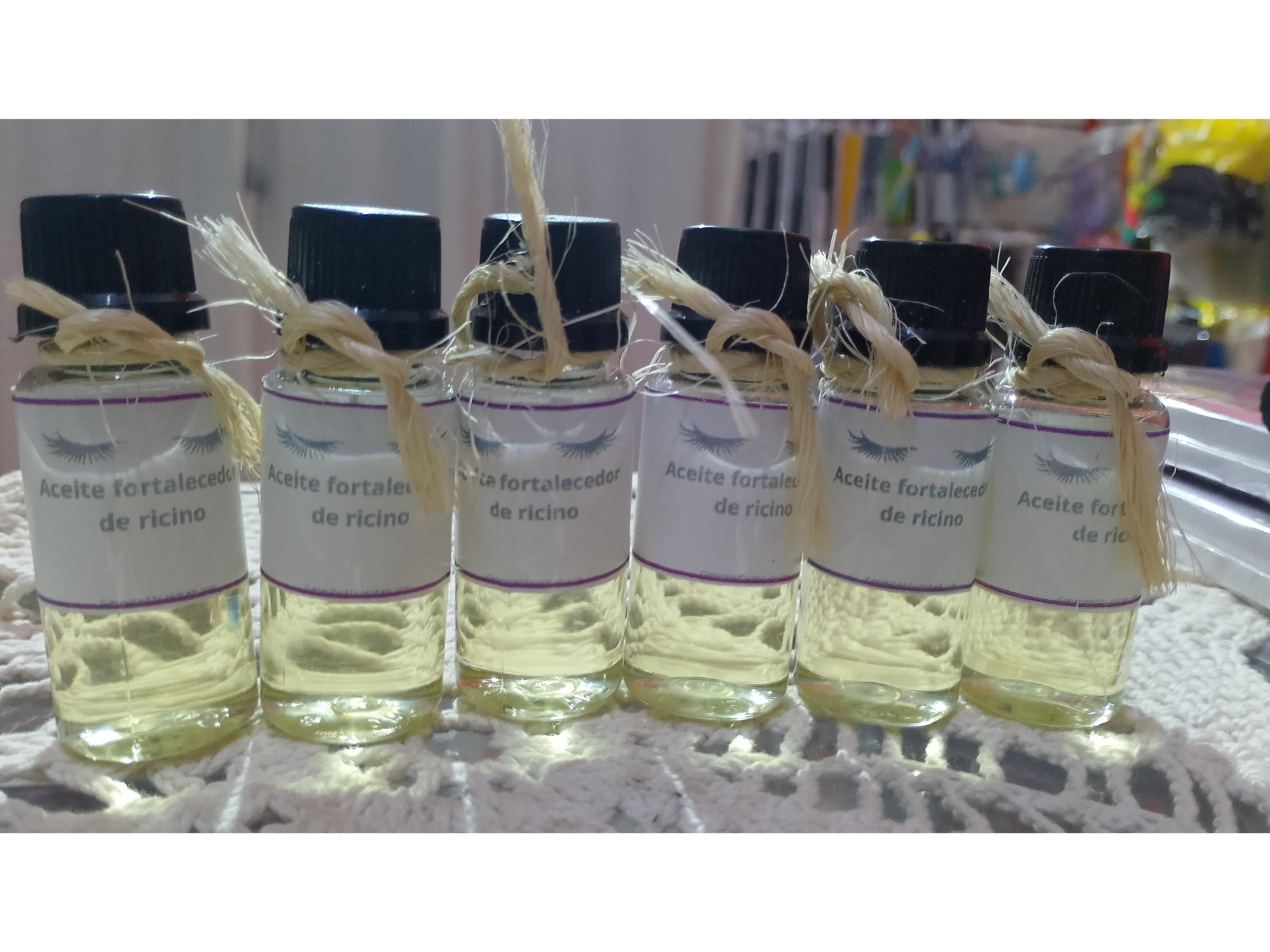 Aceite de ricino pestañas