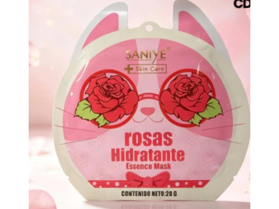 Rosas hidratantes máscarilla facial