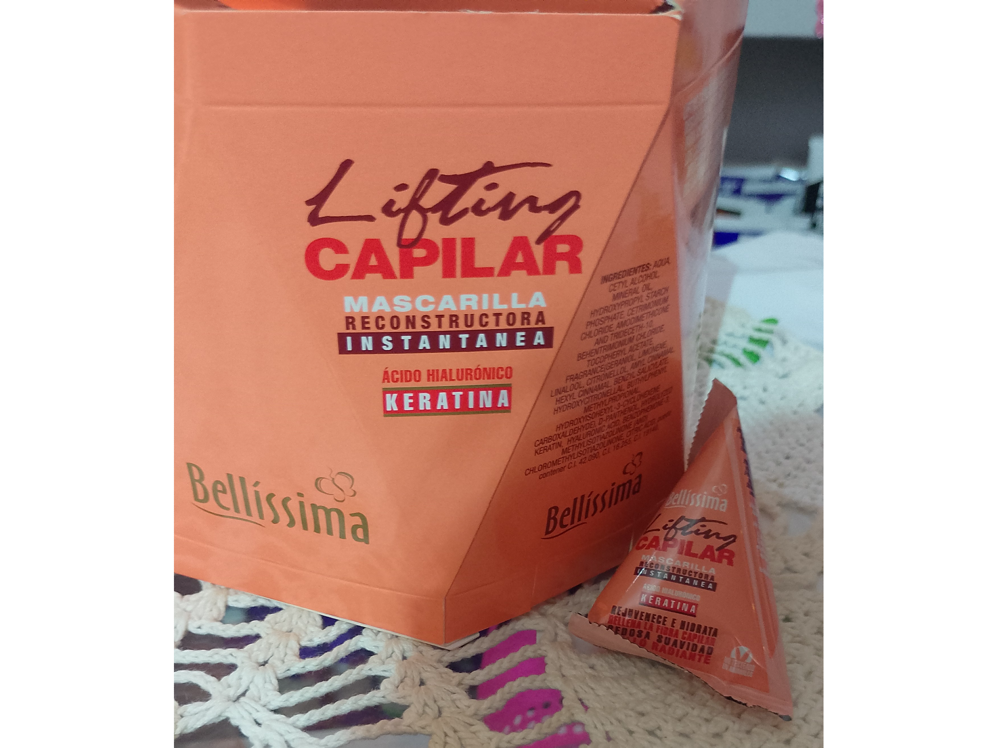 Bombón nutriciónes lifting capilar bellísima