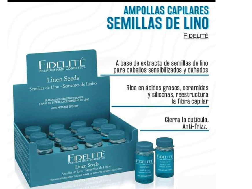 Ampolla fidelite lino