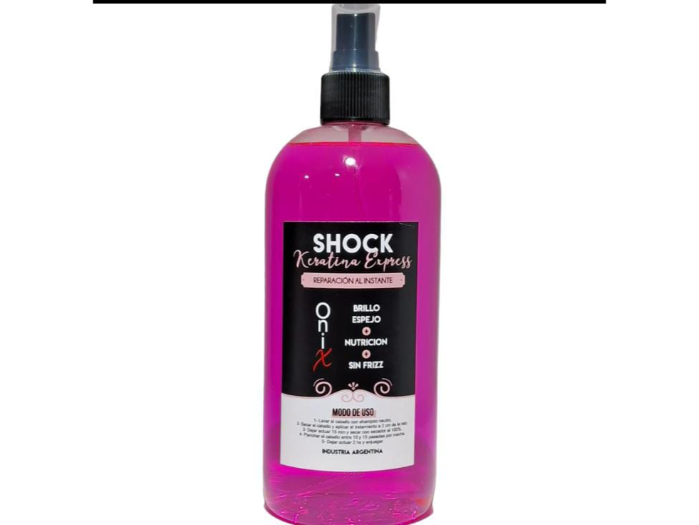 Shock keratina spress líquido 500ml ónix