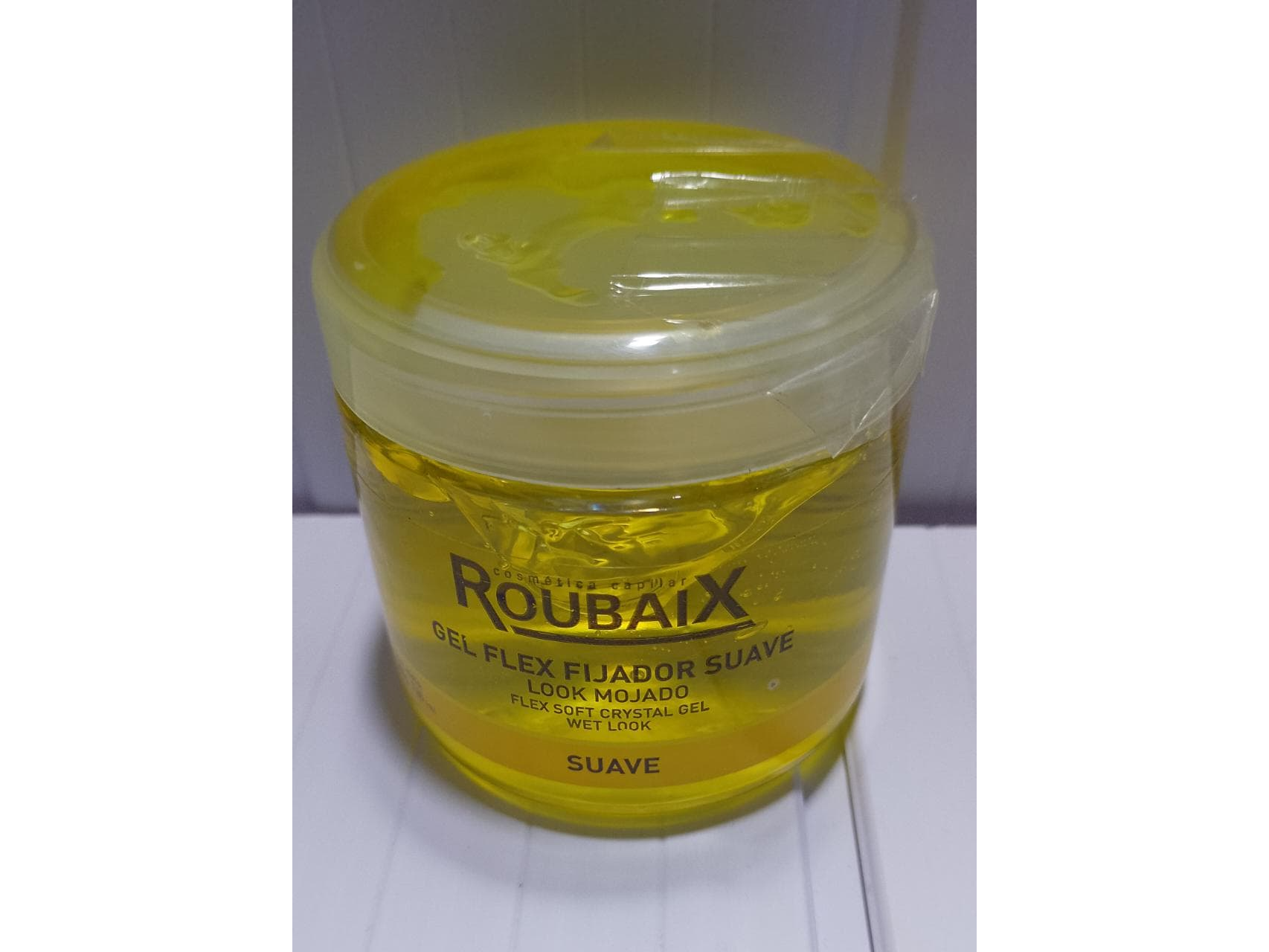Gel fijador suave amarillo 200g