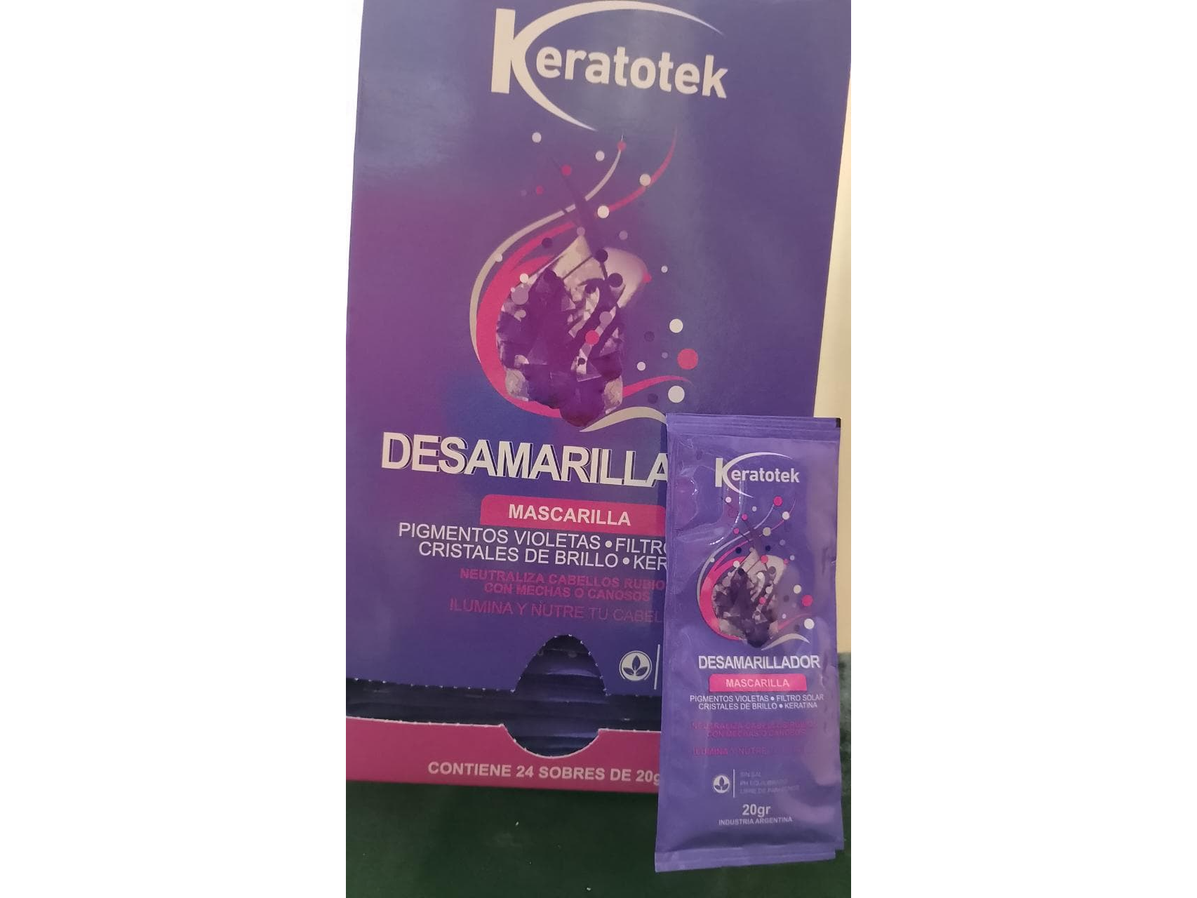 Desamarillador violeta bellísima