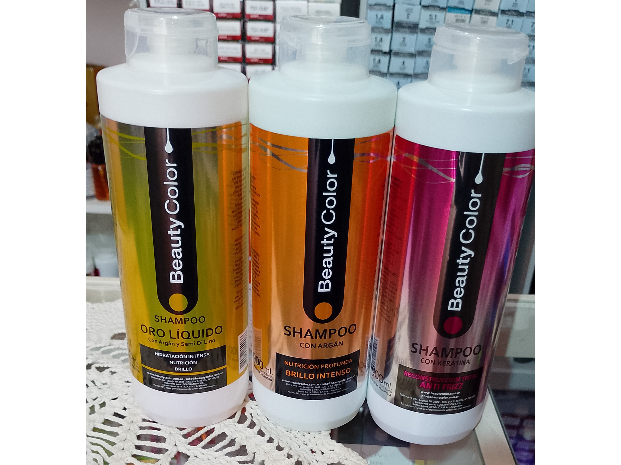 Shampo o acondicionador beauty 900ml llevando 3