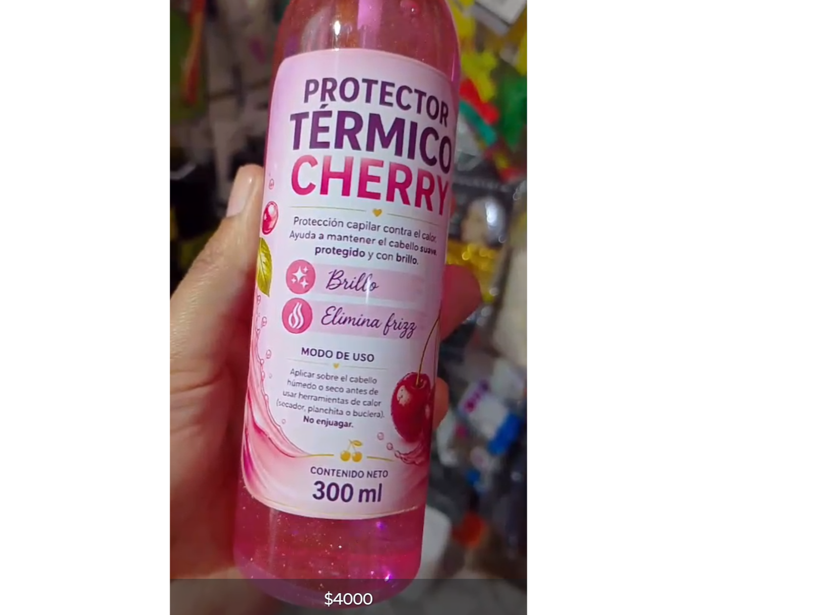 Protector termico 300ml cherry+ brillo