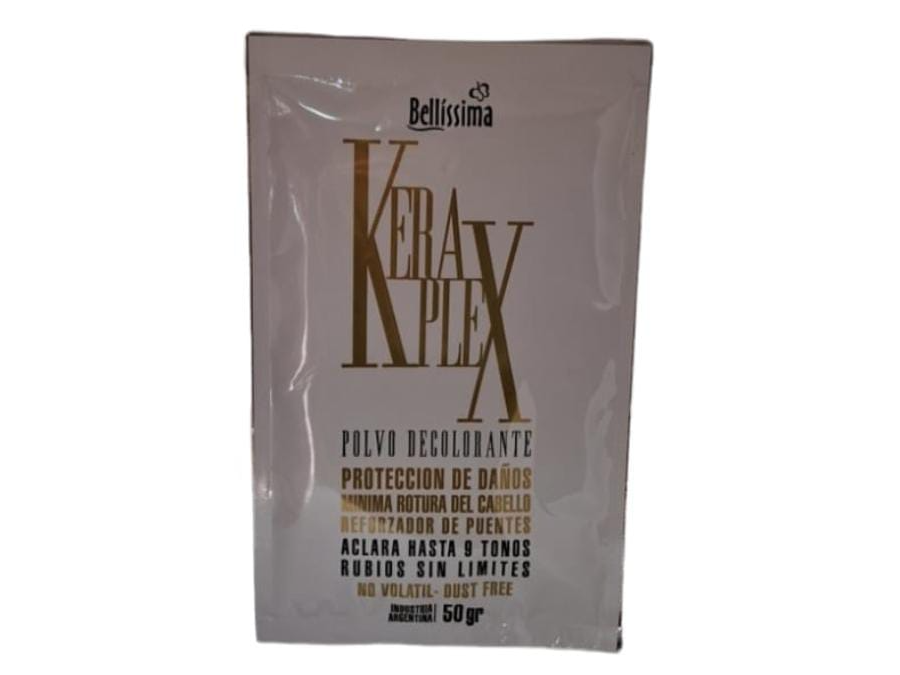 POLVO DESCOLORANTE BELLÍSIMA KERAPLEX 50G de Mil colores insumos peluquería