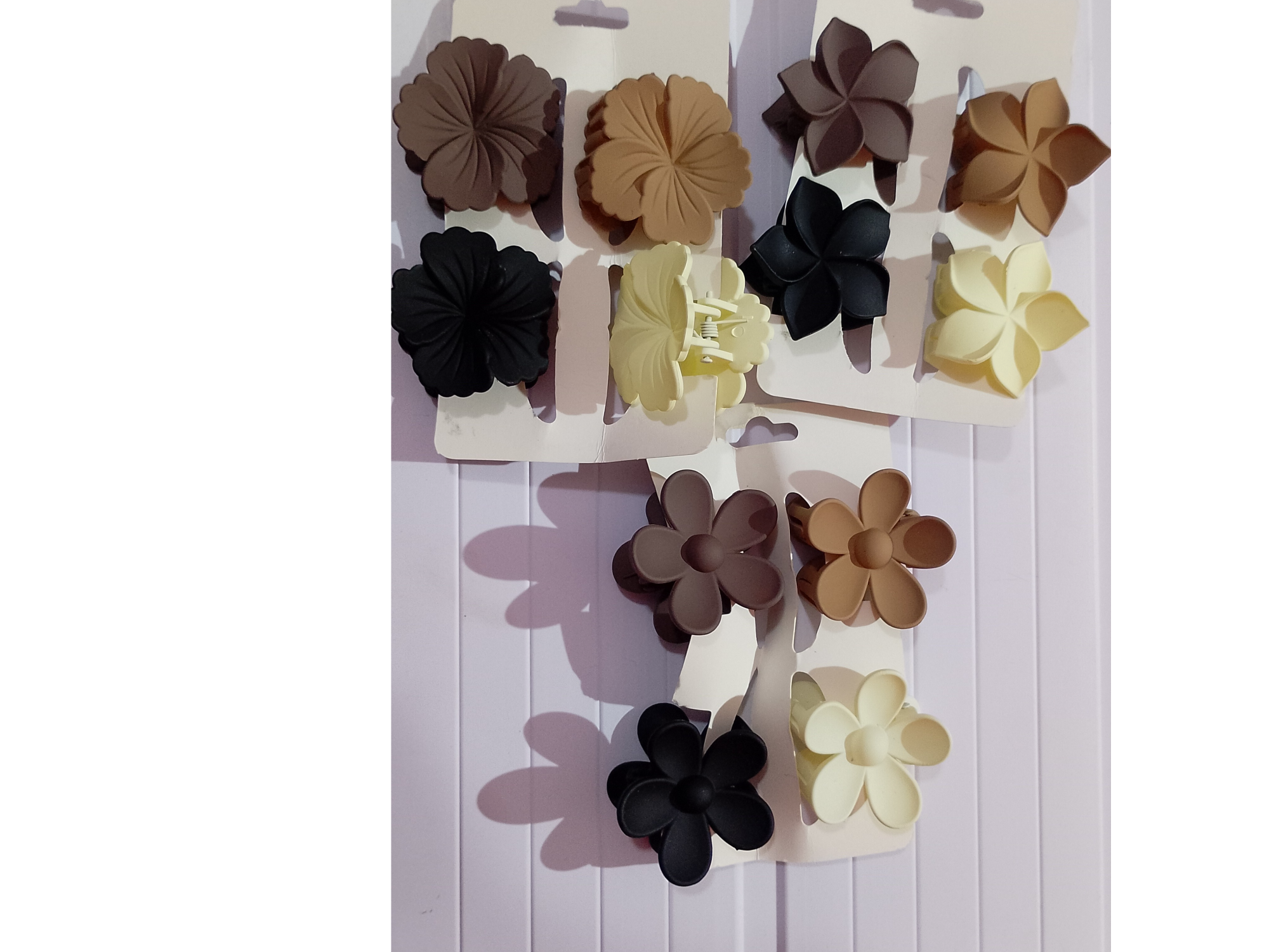 SET de Hebillas Flor X4 unidades Cod.7