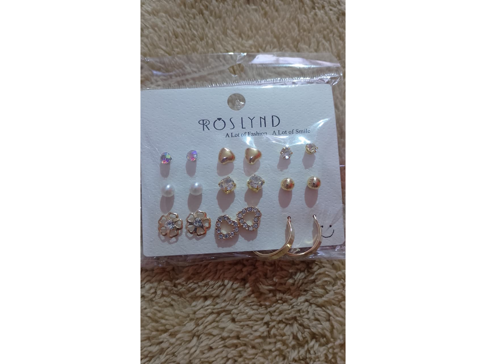 SET de aros dorados cada SET