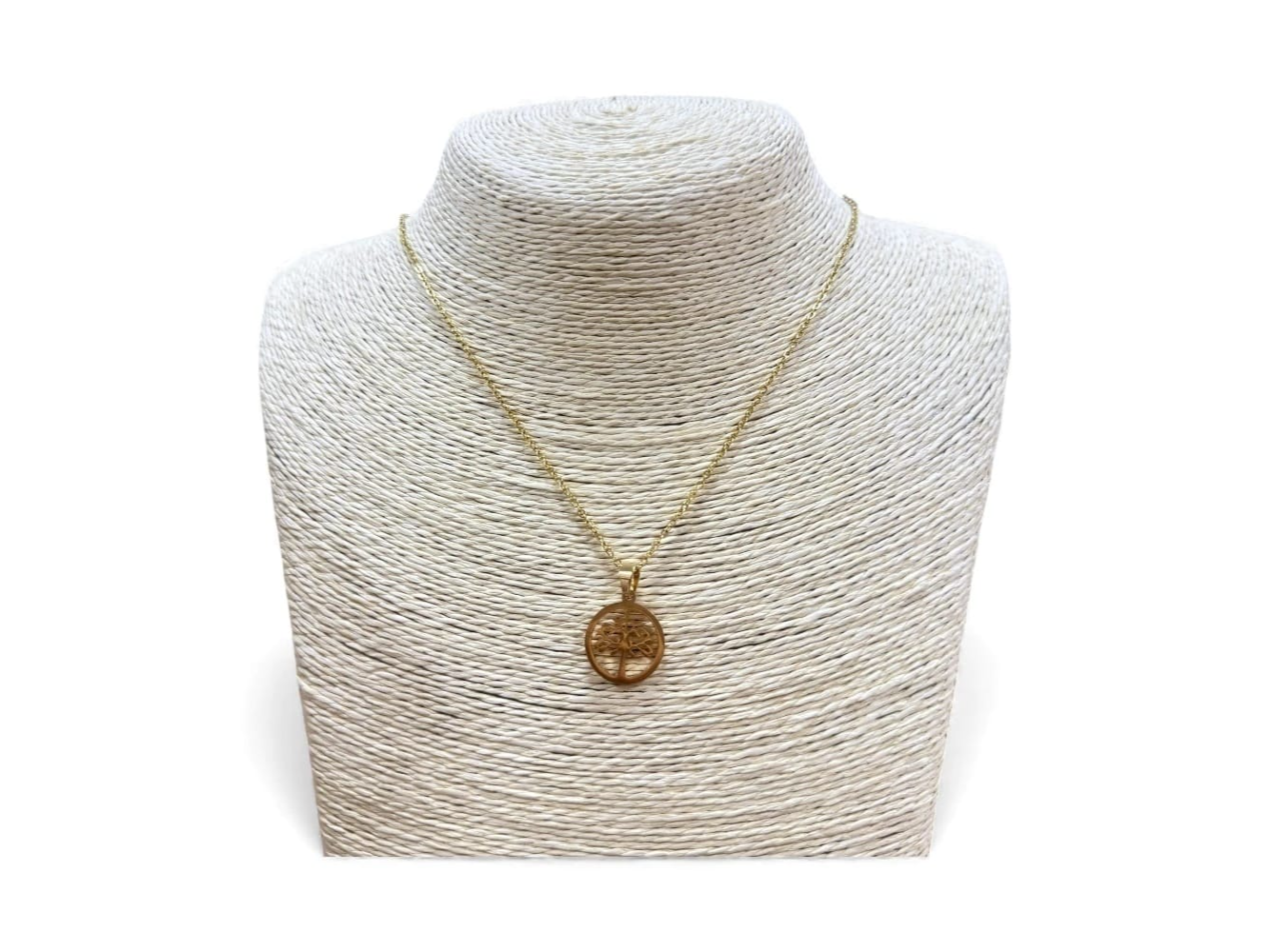 Cadena dorada árbol de vida