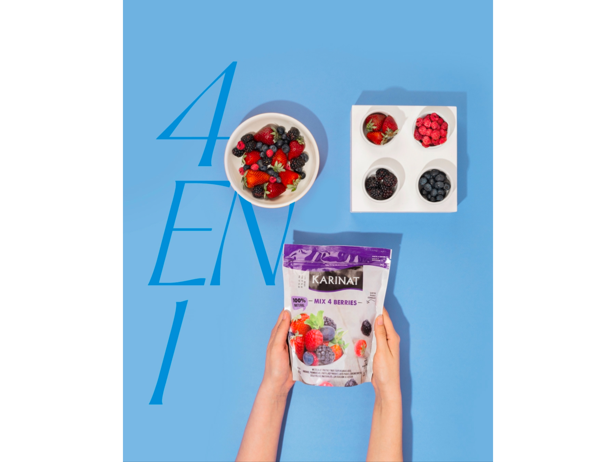 FRUTAS ENTERAS SUPERCONGELADAS de Mara Helados