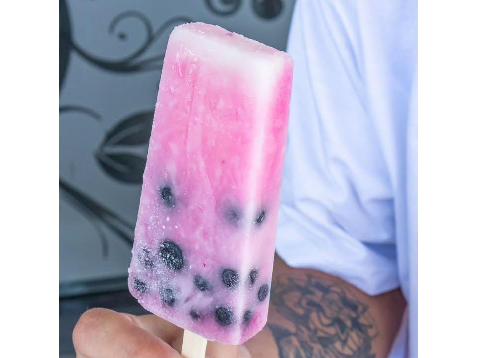 Limon con arandanos de Mara Helados