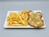 Mila de pollo a la Fugazetta con papas fritas