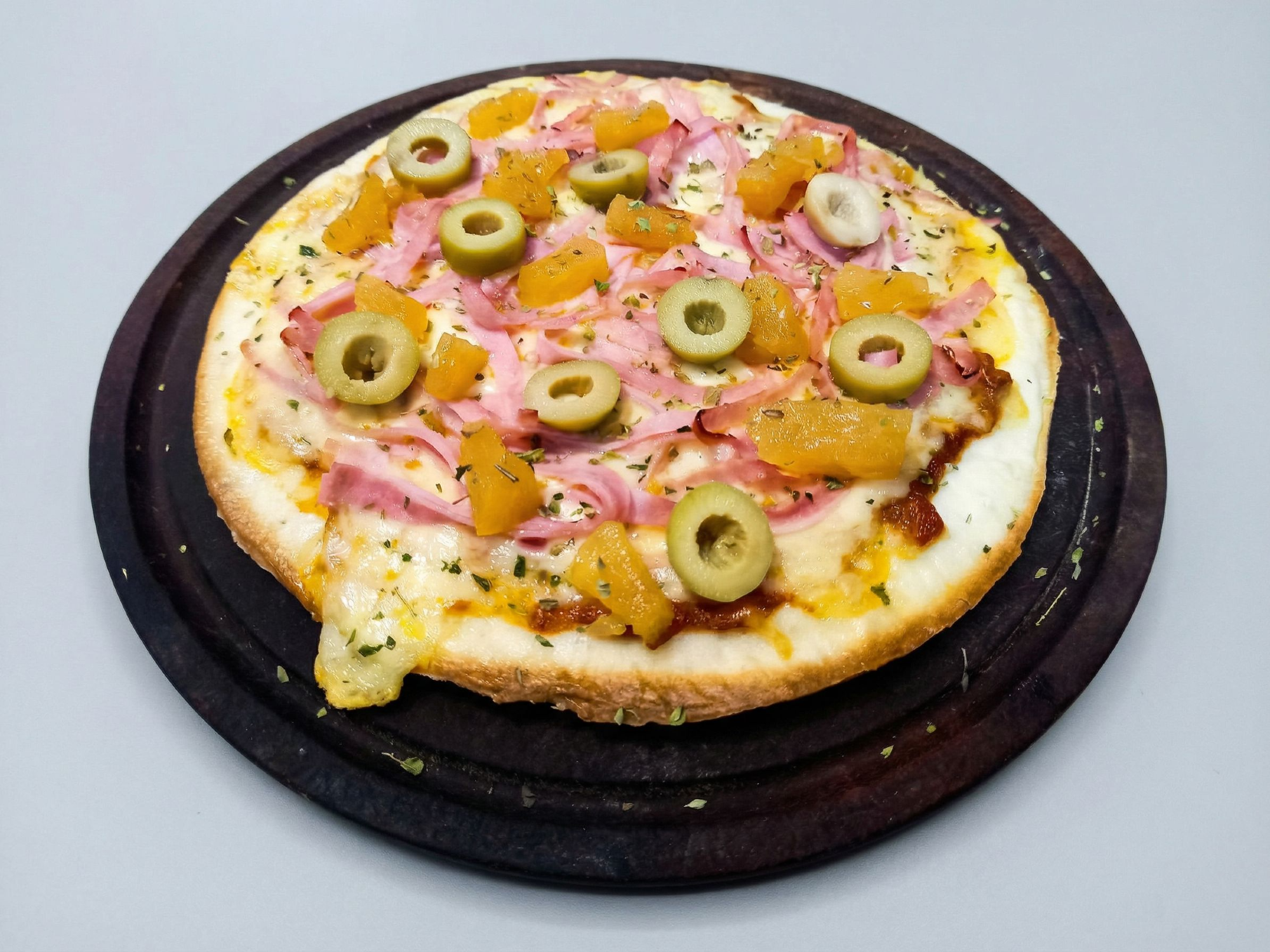 Pizza Jamaica / Jamón y Ananá Caramelizada