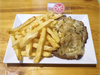 Mila de carne a la Fugazetta con mix verde