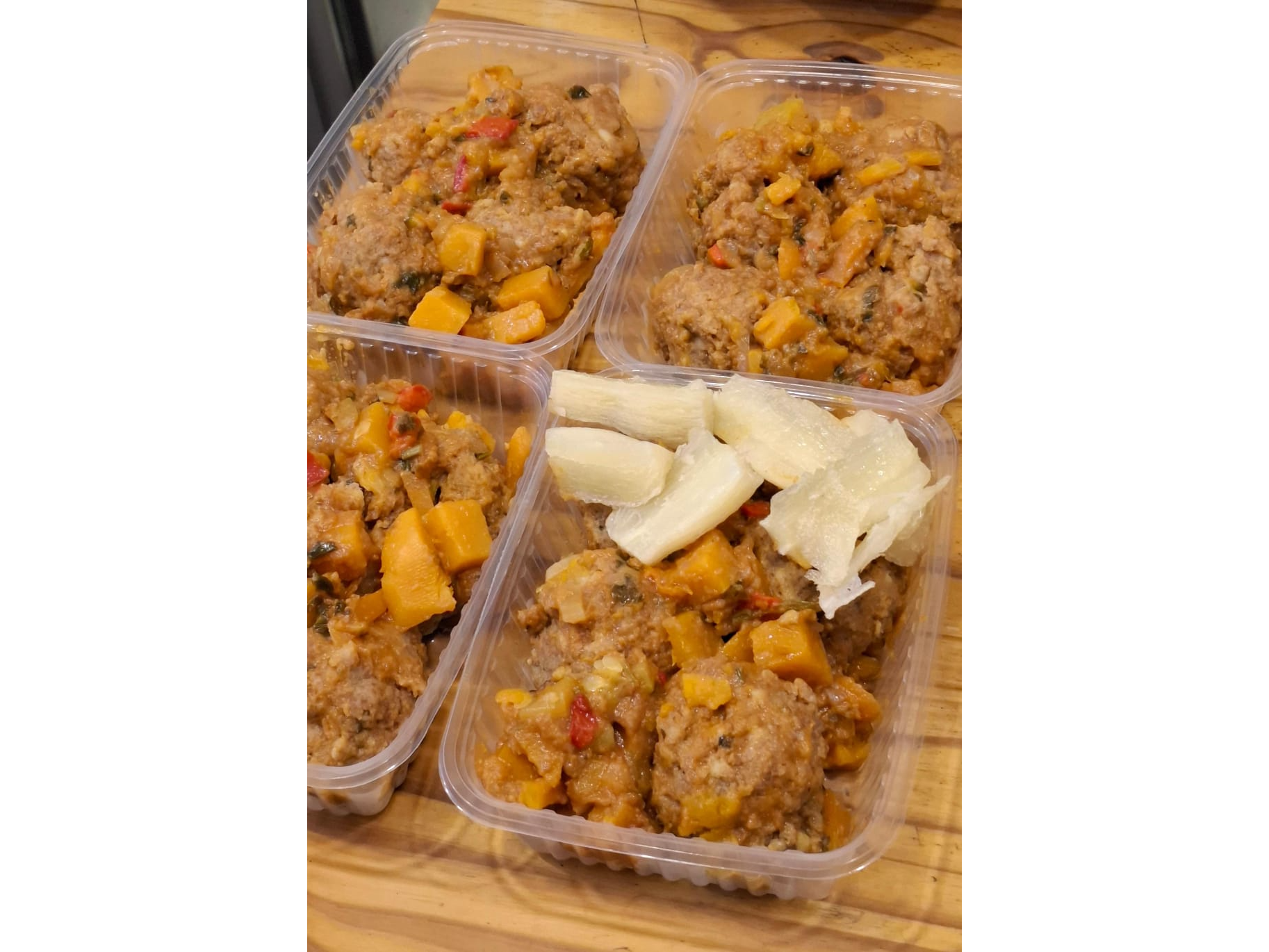 So'o Apu'a/ Albondigas de Carne con Mandioca