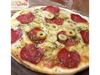 Pizza de muza y pepperoni