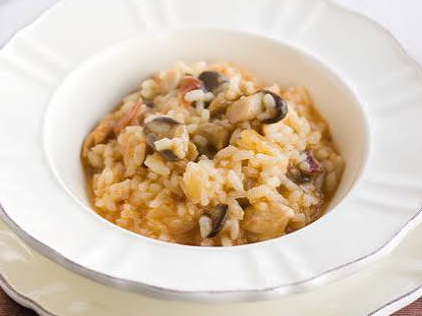 RISOTTO DE POLLO, HONGOS, CABUTIA / low FODMAP