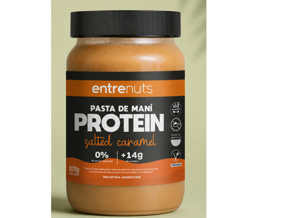 Pasta de maní proteica