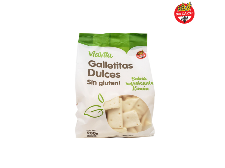 Galletas Dulces sabor Limon Via Vita