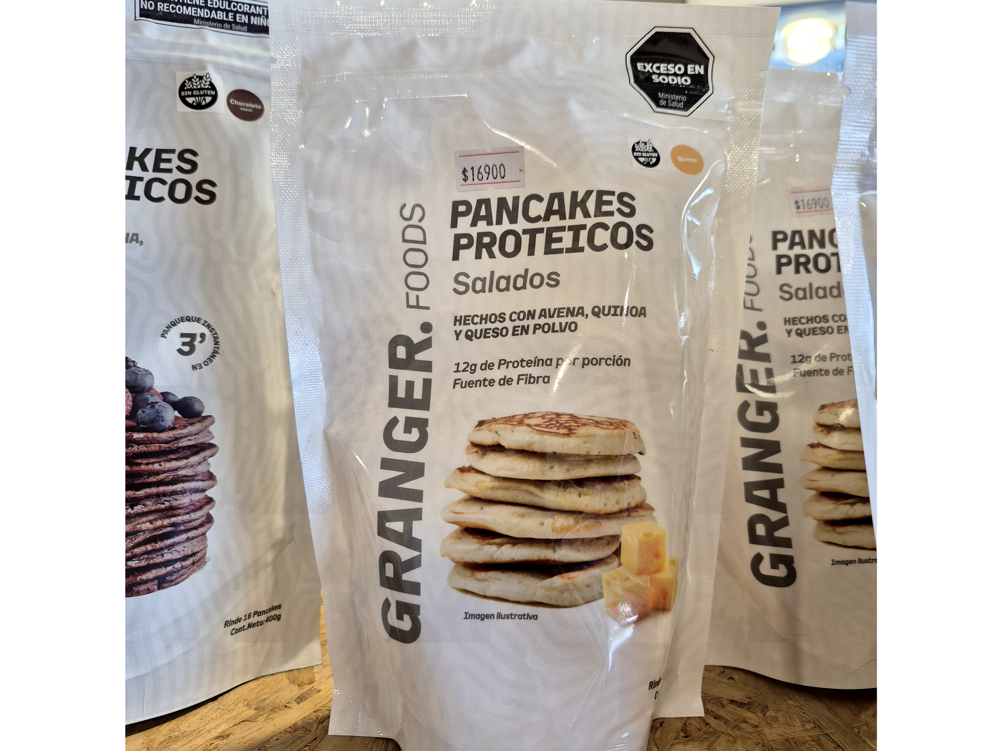 PANCAKES PROTEICO GRANGER QUESO