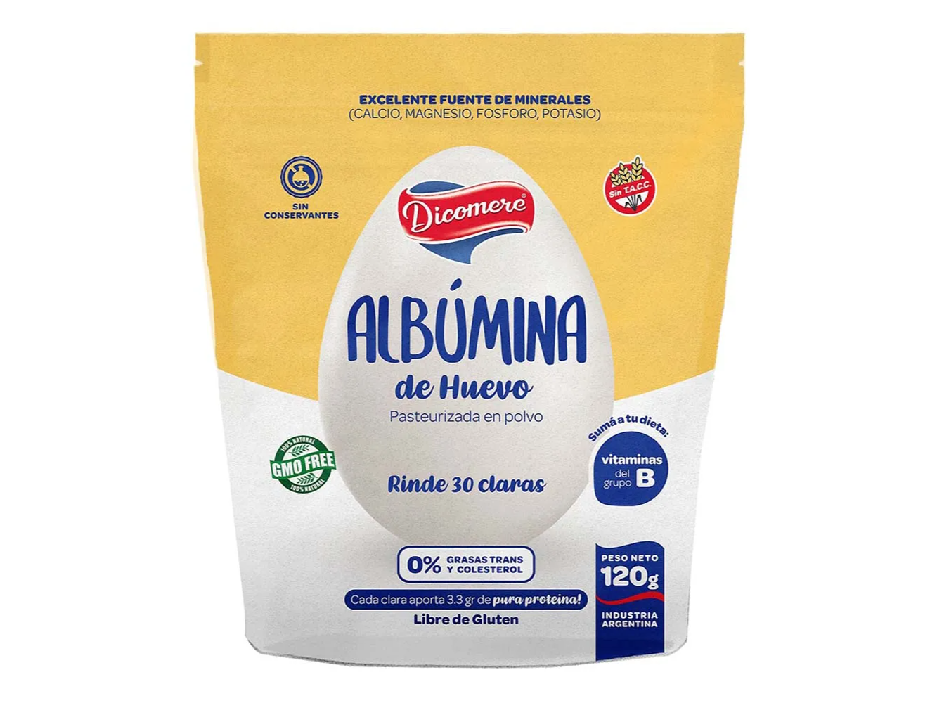 ALBUMINA DE HUEVO EN POLVO DICOMERE