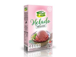 helado de frutilla con stevia trini