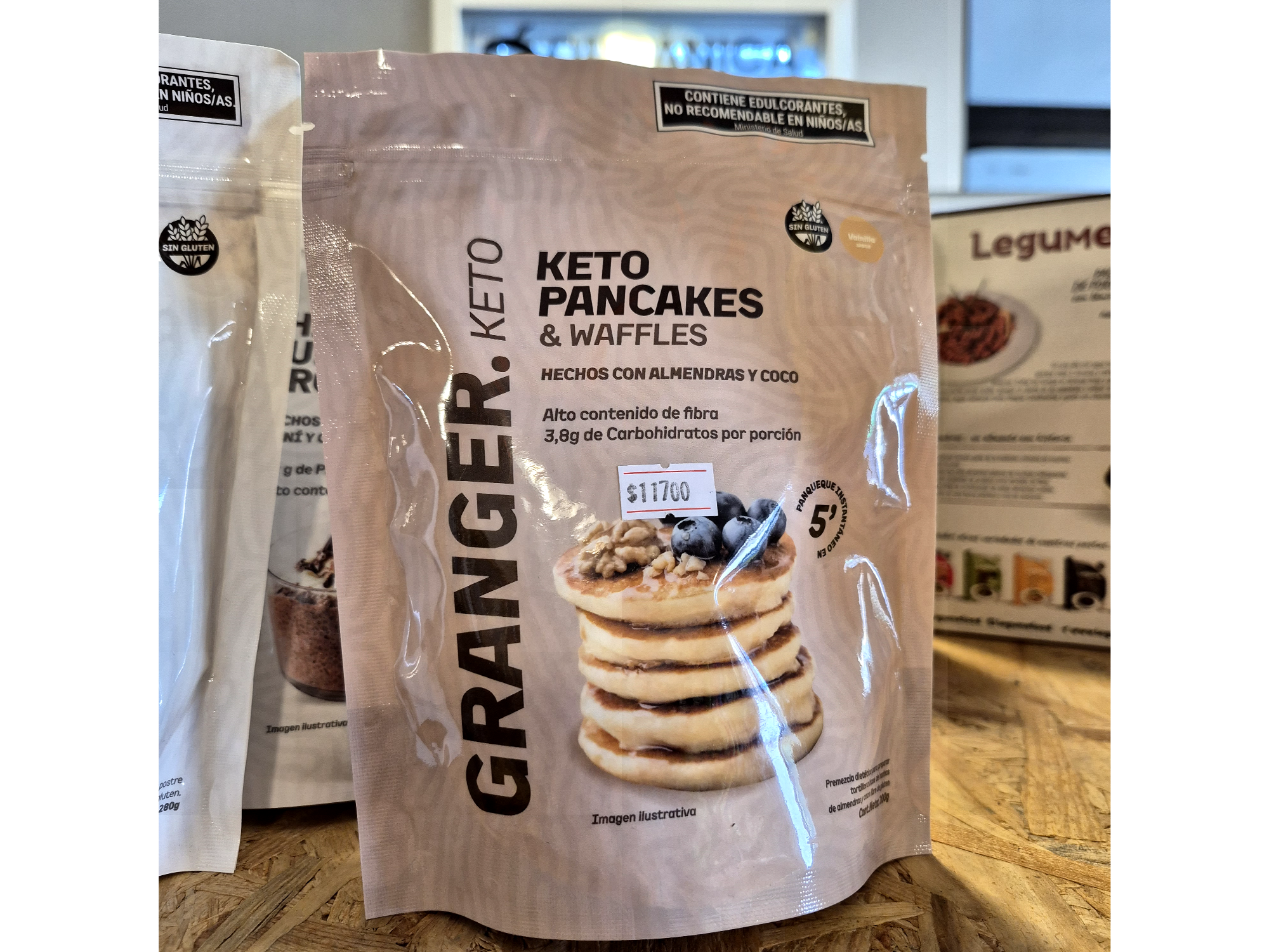 Pancakes y waffles keto