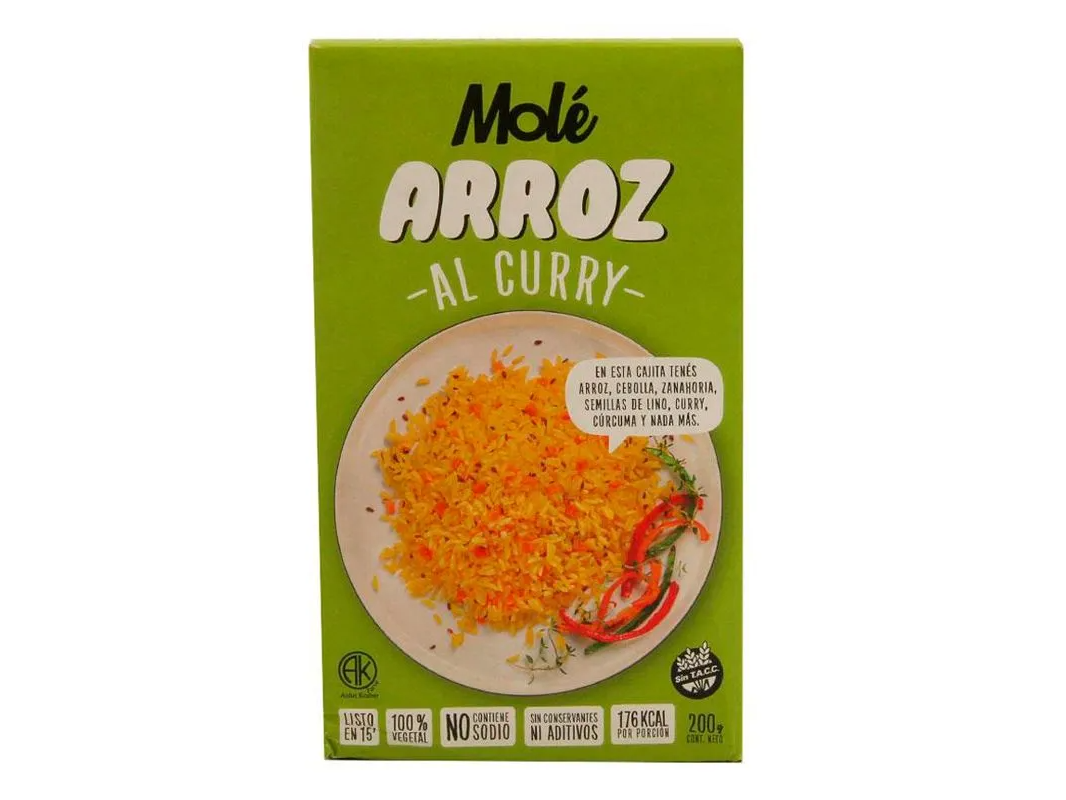 MOLÉ ARROZ AL CURRY