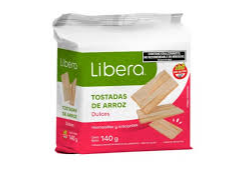TOSTADAS DE ARROZ DULCE
