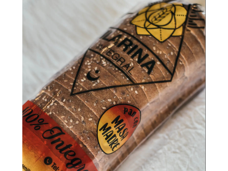 Pan integral con masa madre ilarina