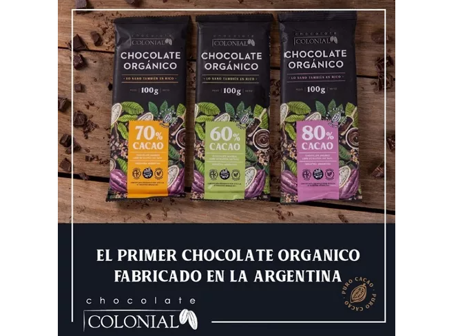 CHOCOLATE ORGANICO COLONIAL