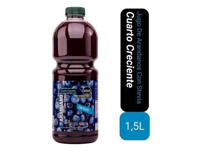 JUGO DE ARANDANO CUARTO CRECIENTE