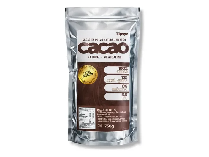 CACAO EN POLVO AMARGO NO ALCALINO