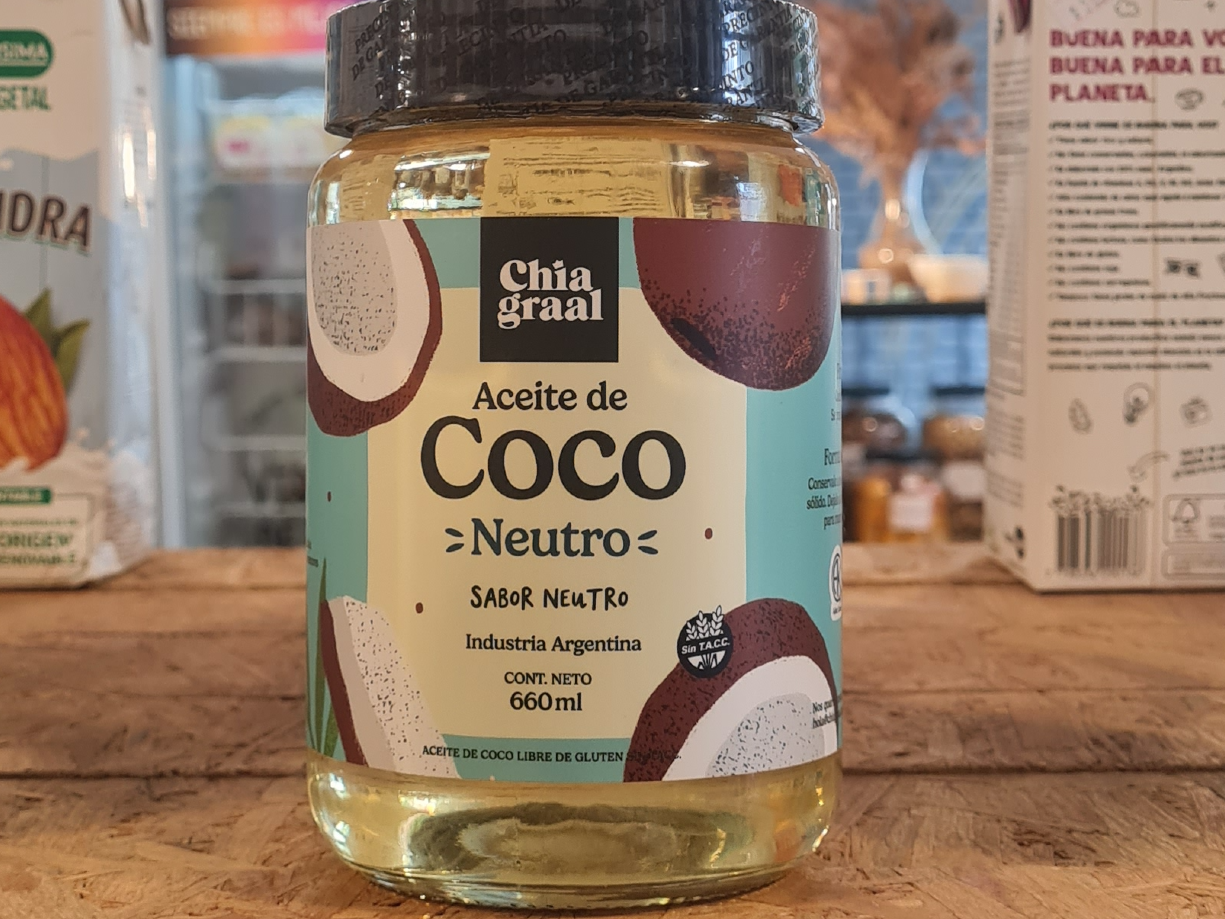 ACEITE DE COCO NEUTRO CHIA GRAAL