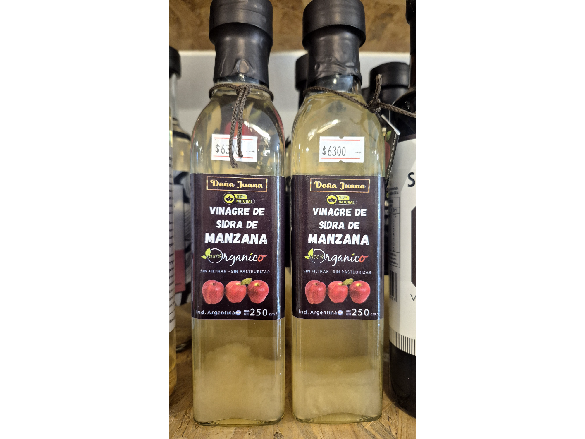 VINAGRE DE SIDRA DE MANZANA ORGANICO