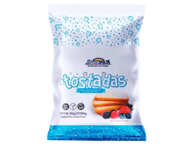 Tostadas sin gluten intipan