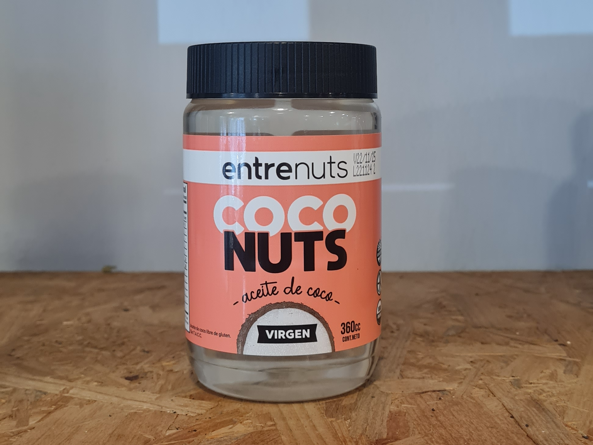 ACEITE DE COCO VIRGEN ENTRENUTS