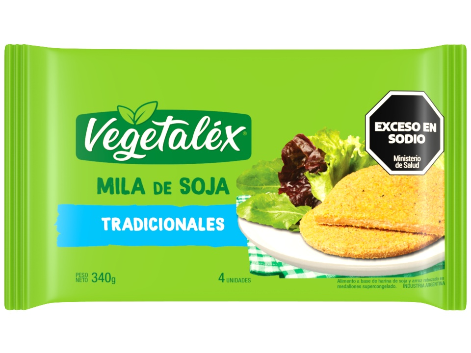 MILANESA DE SOJA TRADICIONAL VEGETALEX