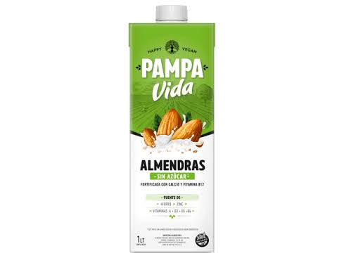 LECHE DE ALMENDRA SIN AZUCAR PAMPA VIDA
