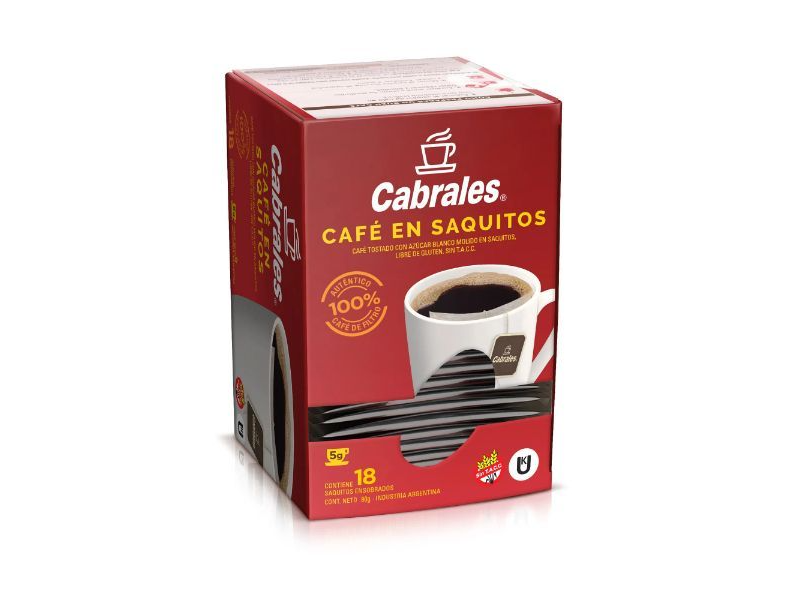 CAFÉ EN SAQUITOS CABRALES