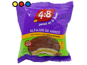 Alfajor de arroz 4:8 sin gluten