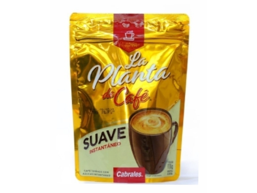 café instantaneo suave cabrales DOYPAK Sin Azucar