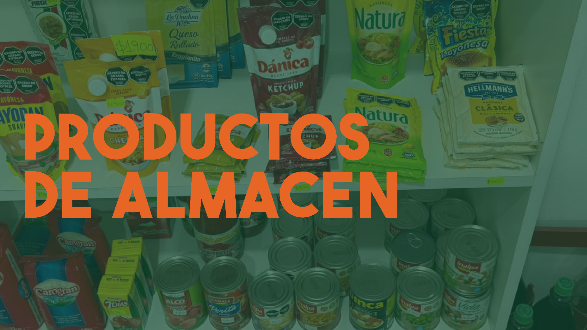 Productos de almacén
