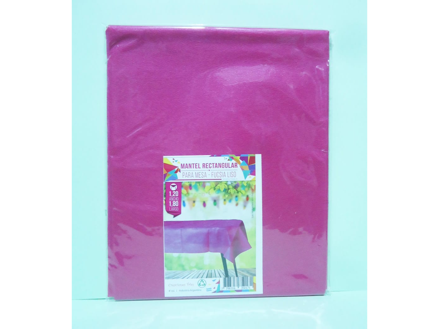 Mantel  Fucsia friselina- 180x 120